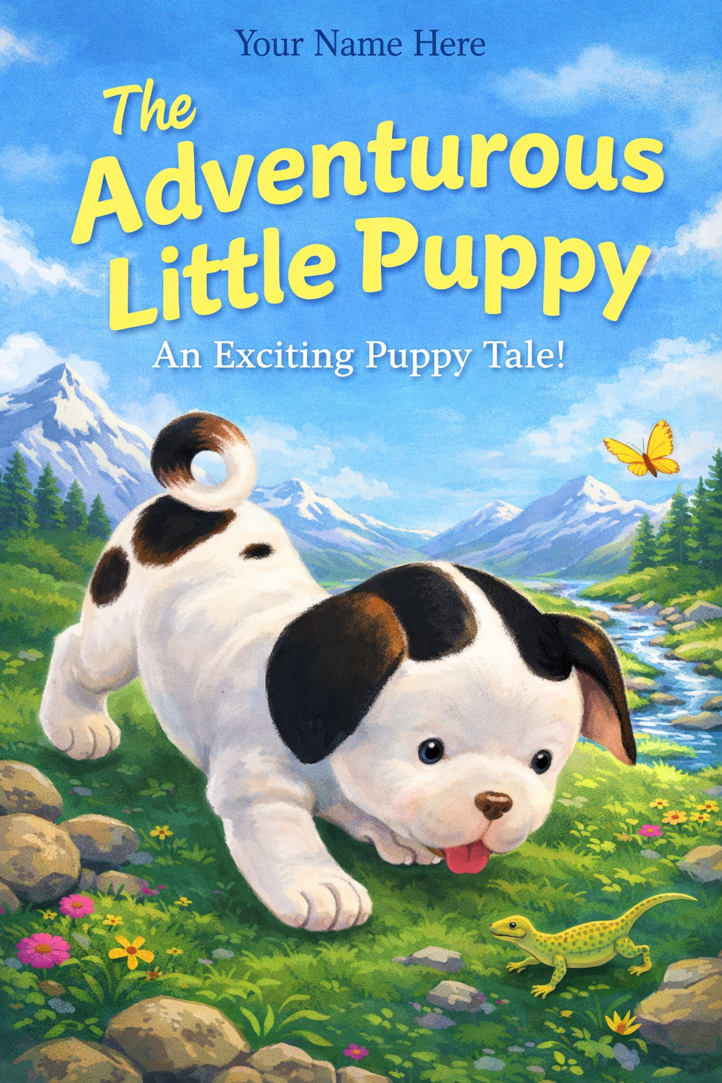 The Adventurous Little Puppy